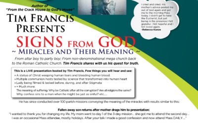 Come and see Signs from God: Science Tests Faith