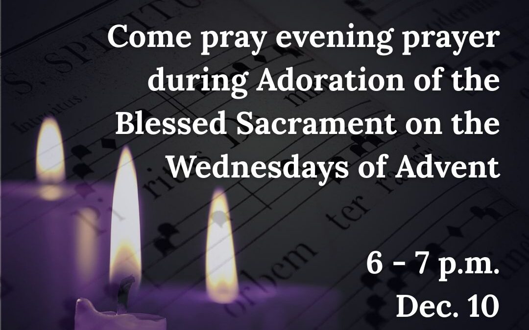 Immerse yourself in prayer this Advent