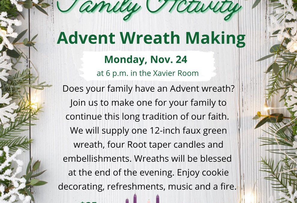 Make an Advent wreath for your family