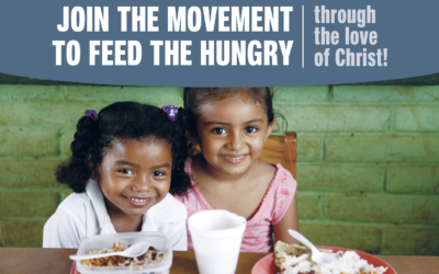 Pack food to feed a hungry child